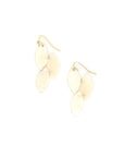 Bone Leaf Earrings