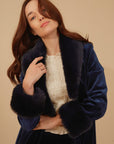 Corrie Bratter Navy Coat