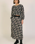 Traffic People Hera Skirt (tba black multi print)