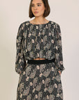 Traffic People Fallen Top (tba black multi print)