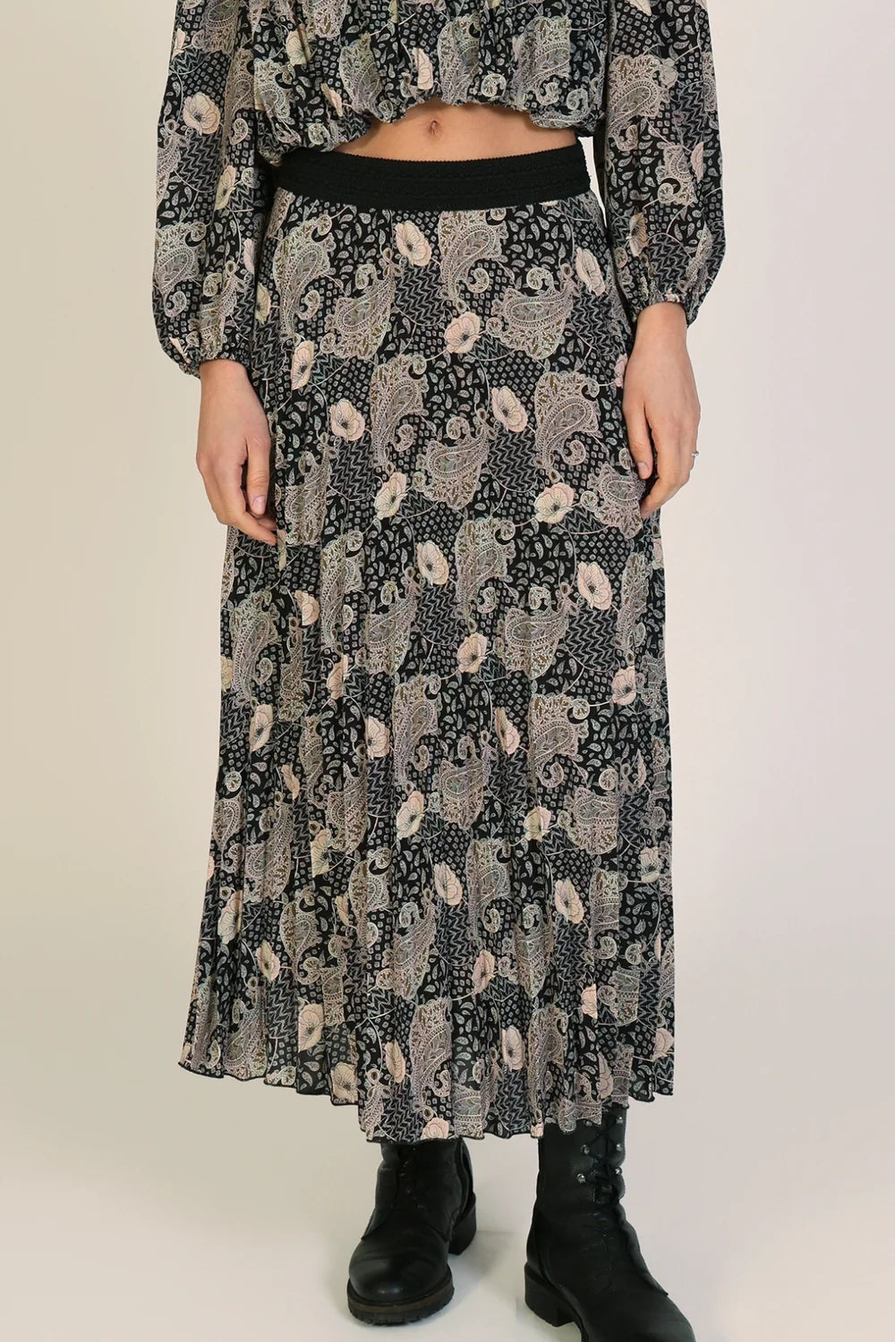 Traffic People Hera Skirt Faded Glory Print