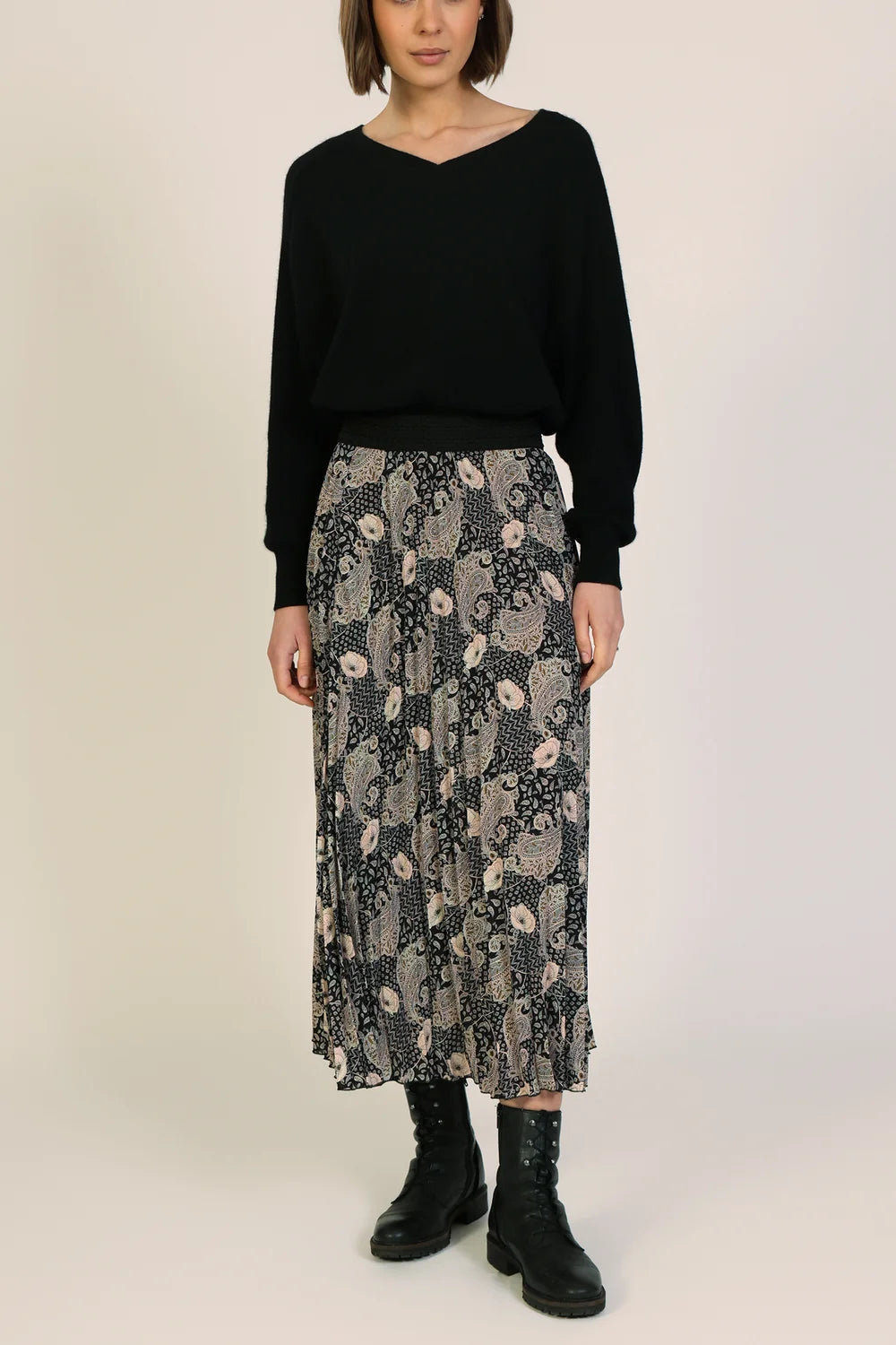 Traffic People Hera Skirt Faded Glory Print