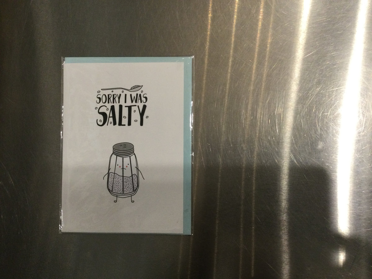 Sorry I Was Salty Card