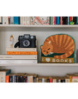 Book Club Beaded Throw Pillow