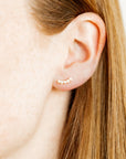 Abigail Screw Back Studs- hypoallergenic