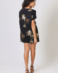Palms of Gold Mini Dress