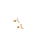 Abigail Screw Back Studs- hypoallergenic