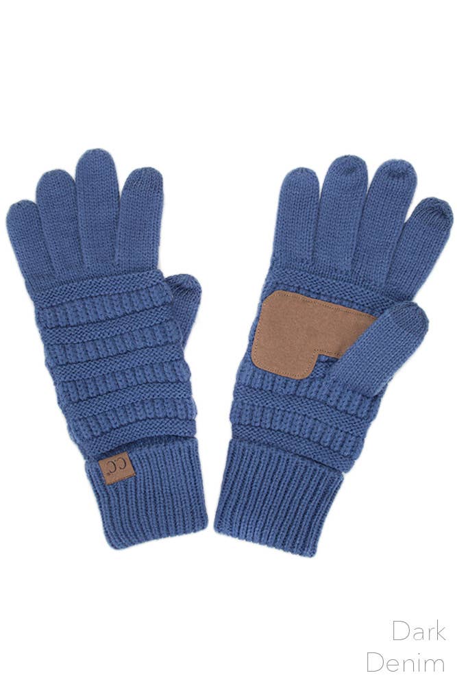 C.C Knitted Touch Screen Compatible Gloves