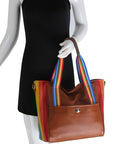 RAINBOW TOTE HANDBAG
