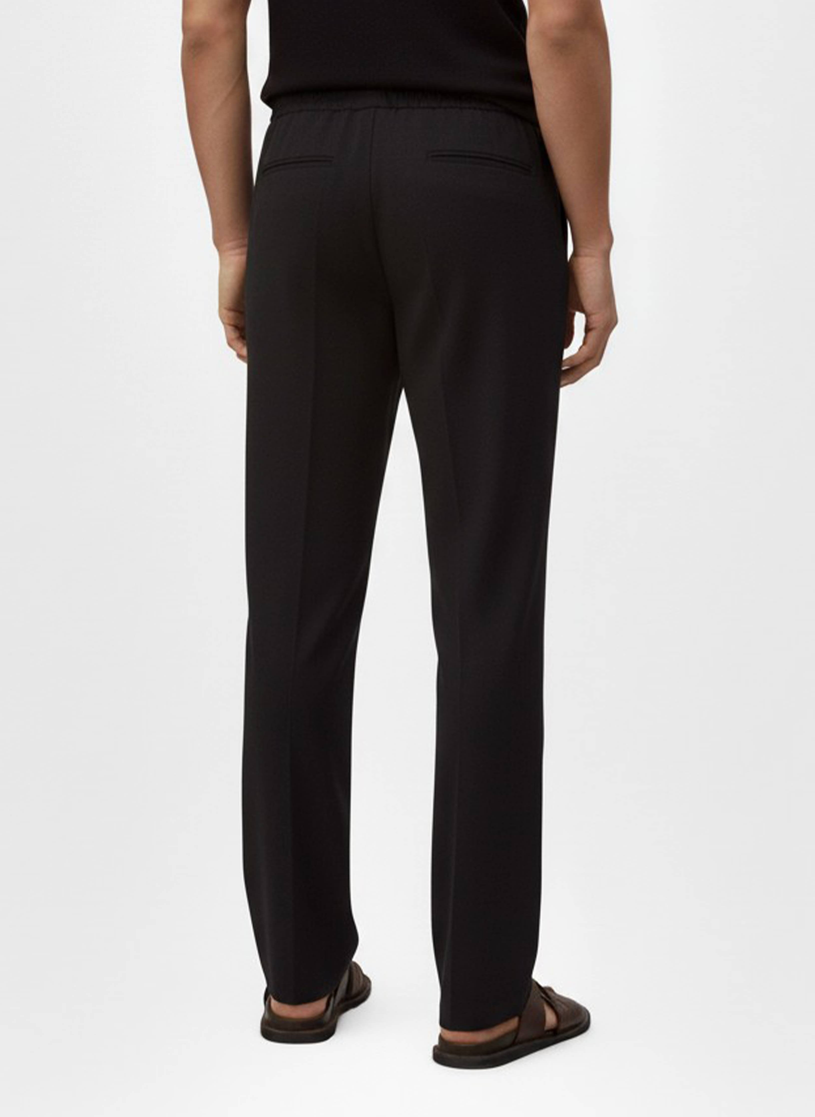 Men's Linen blend Pants Black