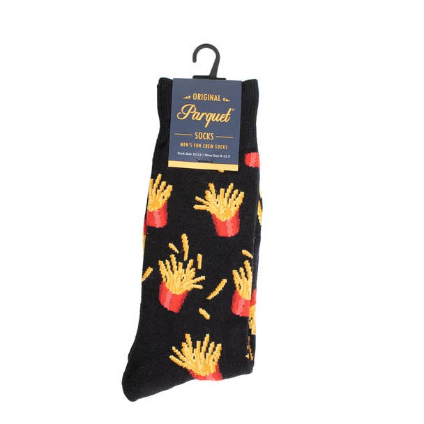 Men&#39;s French Fries Novelty Socks