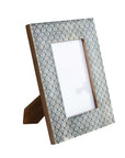 Resin & Glass Photo Frame w/ Pattern