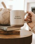 Cozy Season Stoneware Coffee Mug - Fall Decor & Gifts