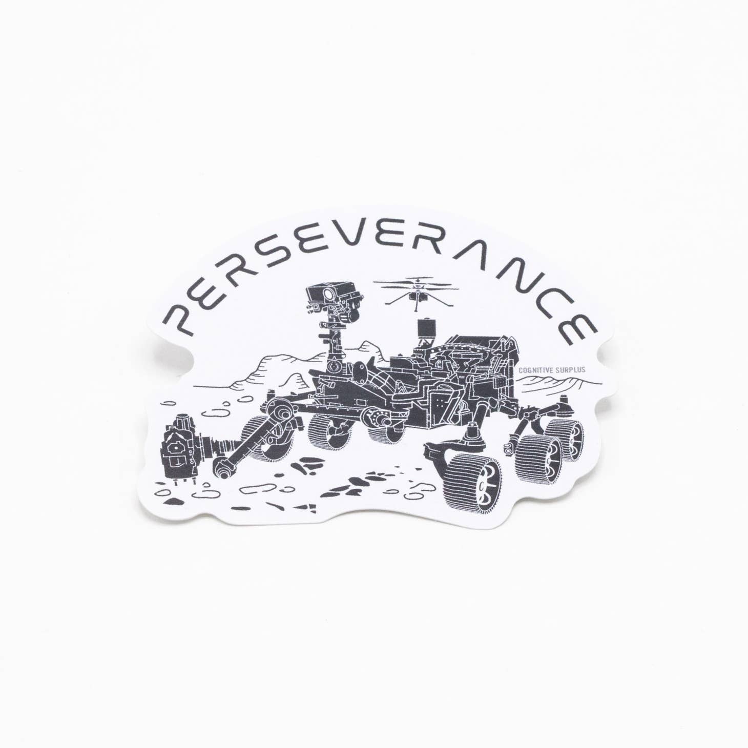 Perseverance Mars Rover Sticker – Sadie's Shop
