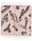 Orange Blossom Wrapping Paper Roll Pink
