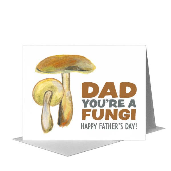 Mushrooms, DAD Greeting Card (