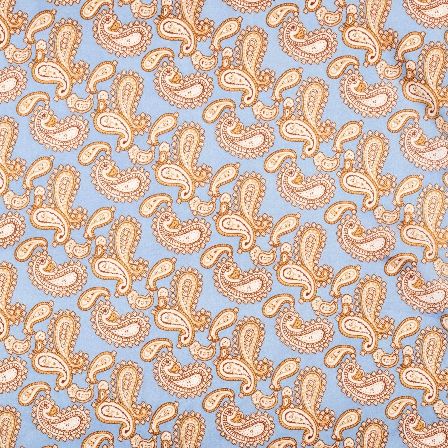 Classic Paisley Silk-Feel Polyester Bandana Scarf