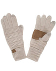 C.C Knitted Touch Screen Compatible Gloves