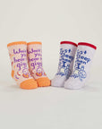 Hear Me Giggle/Sleep Baby Socks