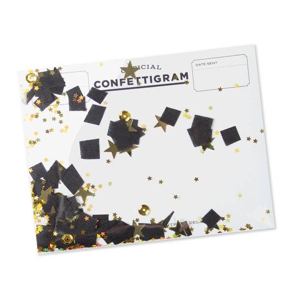 Confettigram card