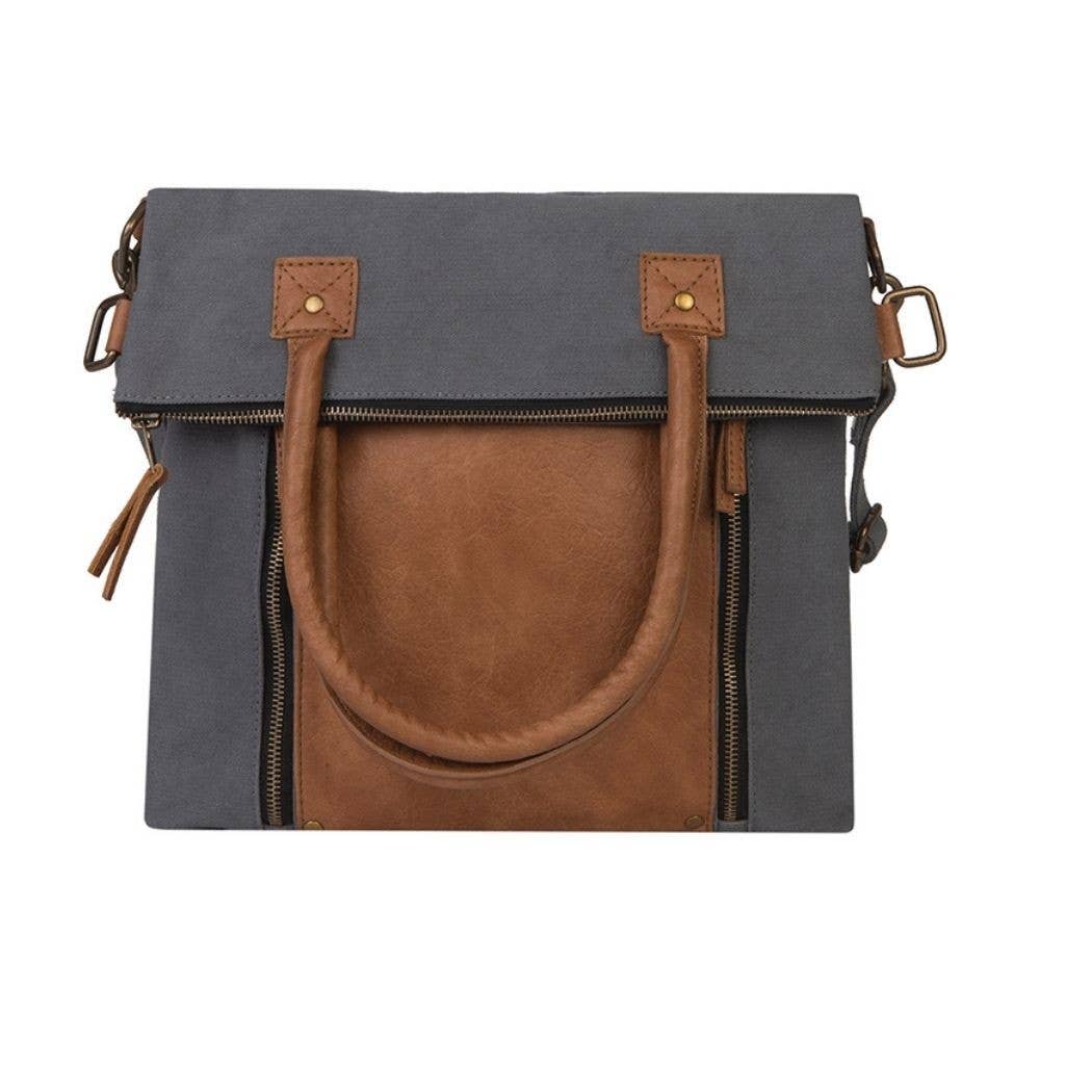 Fold Over Convertible Tote Bag