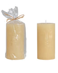 Creative Co-op pillar candle- Face