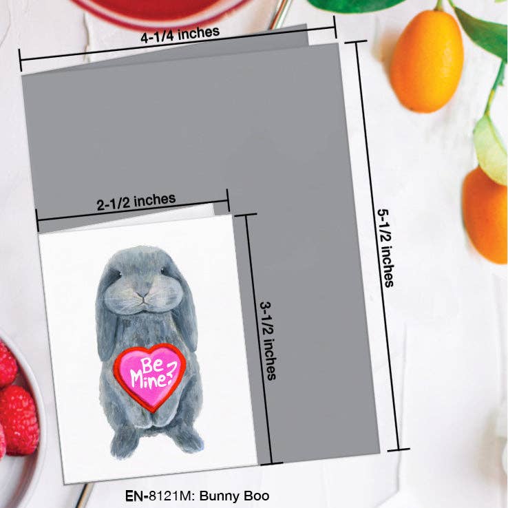 Bunny Boo, Greeting Card (