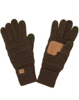 C.C Knitted Touch Screen Compatible Gloves