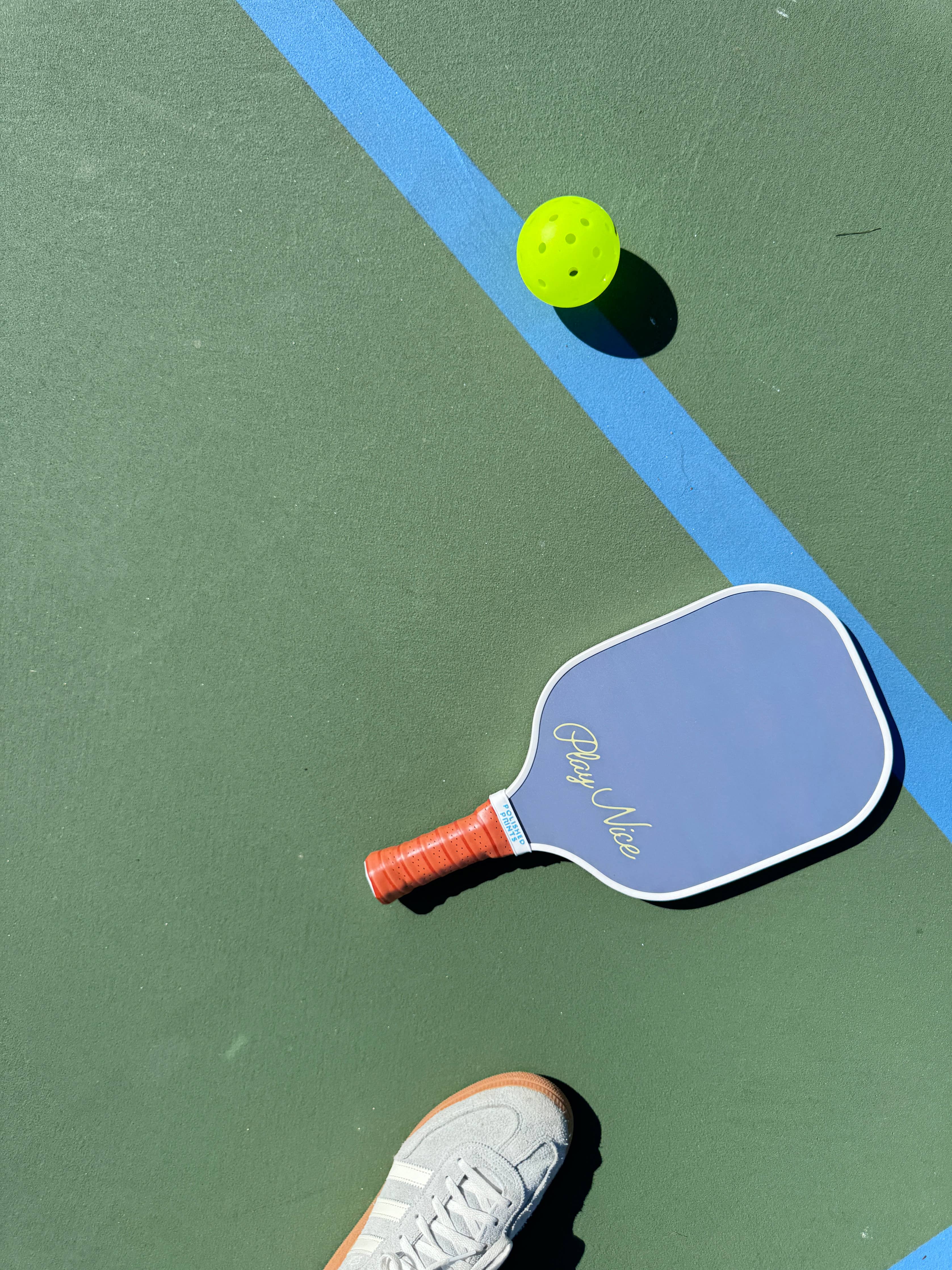 Cute Adult Pickleball Paddle -  double sided, checkered