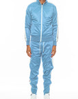 Striped Tape Full Zip Track Suit - Each Piece Separate