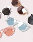 Kid's Round Bold Tinted Sunglasses