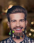 Festive Christmas Beard Ornaments
