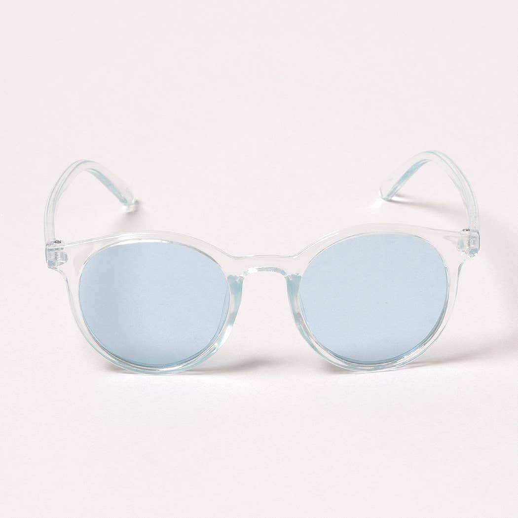 Kid&#39;s Round Bold Tinted Sunglasses