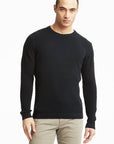 Structure Knit O-Neck Style Sweater