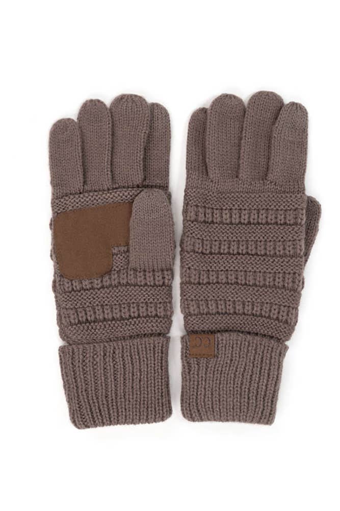 C.C Knitted Touch Screen Compatible Gloves