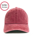 The Signature Dad Hat - Washed Red Charity