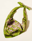 Classic Paisley Silk-Feel Polyester Bandana Scarf