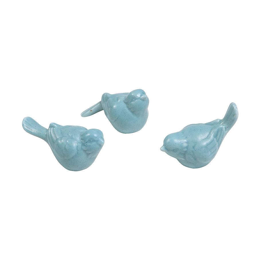 Ceramic Birds (Blue)