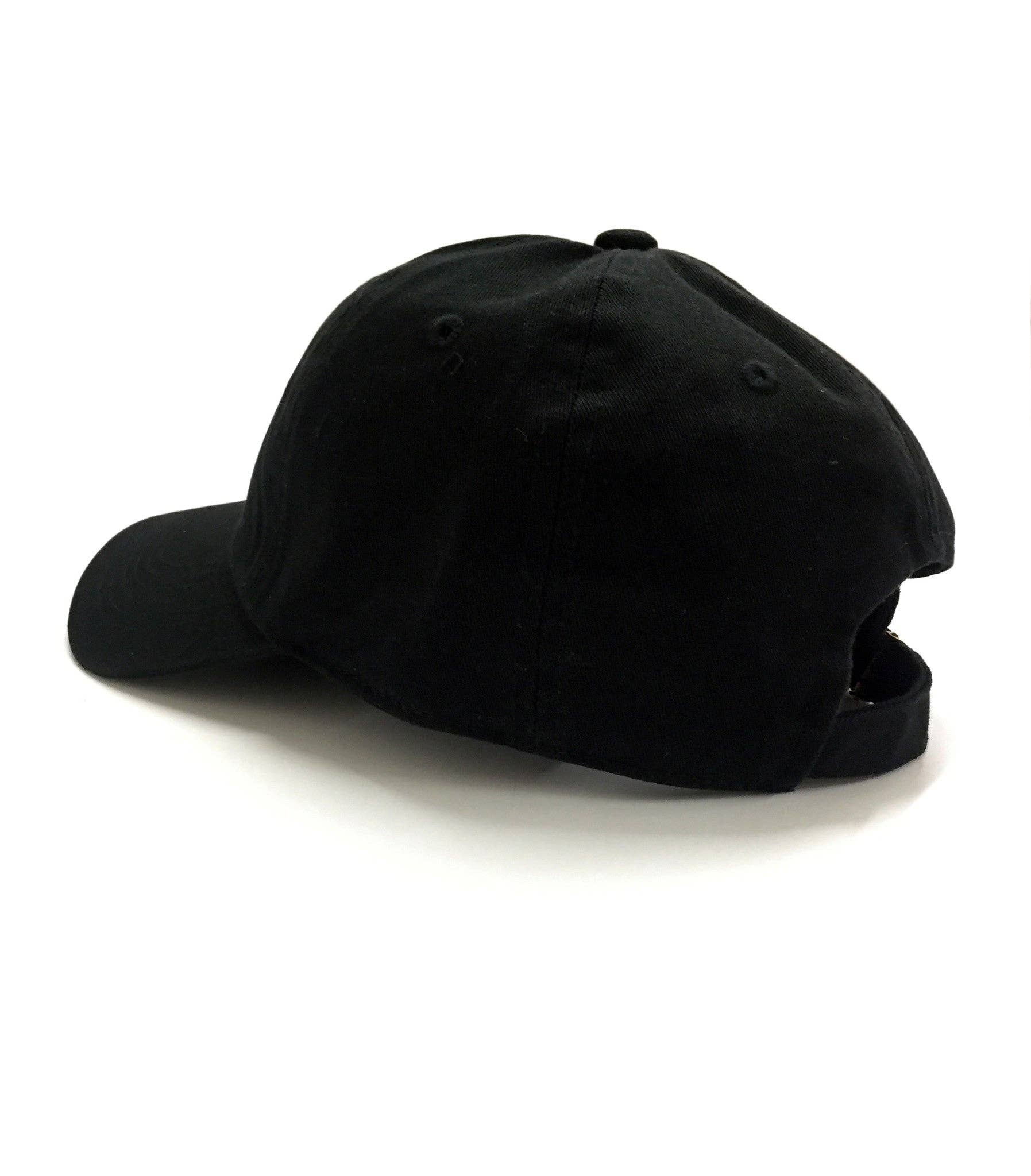 Yes Chef Embroidered Dad Hat - Black Cotton Unisex
