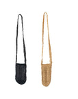 crocheted Raffia Bottle bag