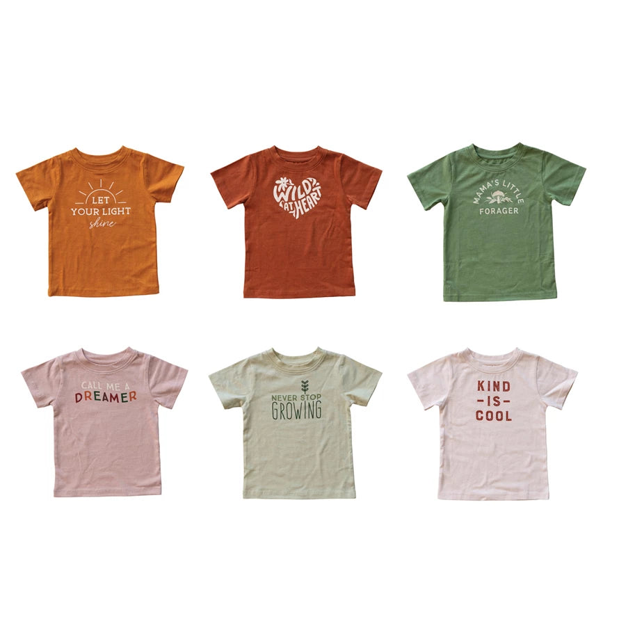 Cotton Multi-Color Kid&#39;s Tee