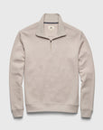 Bobby Cashmist Fleece Quarter Zip - Taupe Grey Heather