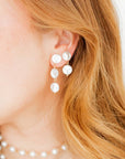 Libby - 2 Pearl - Earrings