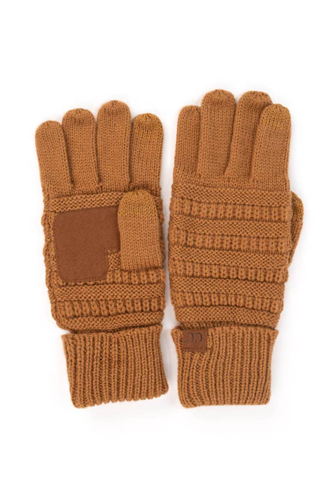 C.C Knitted Touch Screen Compatible Gloves