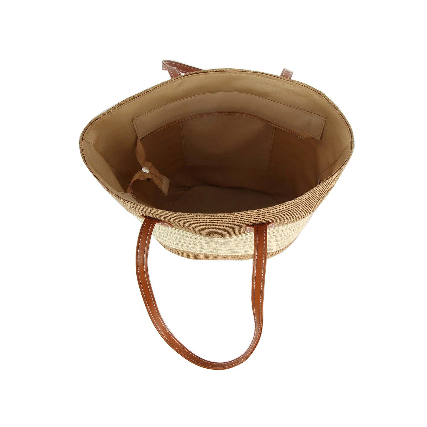 Woven Straw Tote and Sun Hat Set