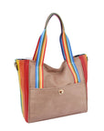 RAINBOW TOTE HANDBAG