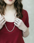 Sterling Stacking Rings - Textured: 6