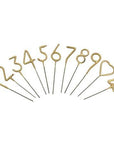 Mini 4" Gold Sparkler Wand