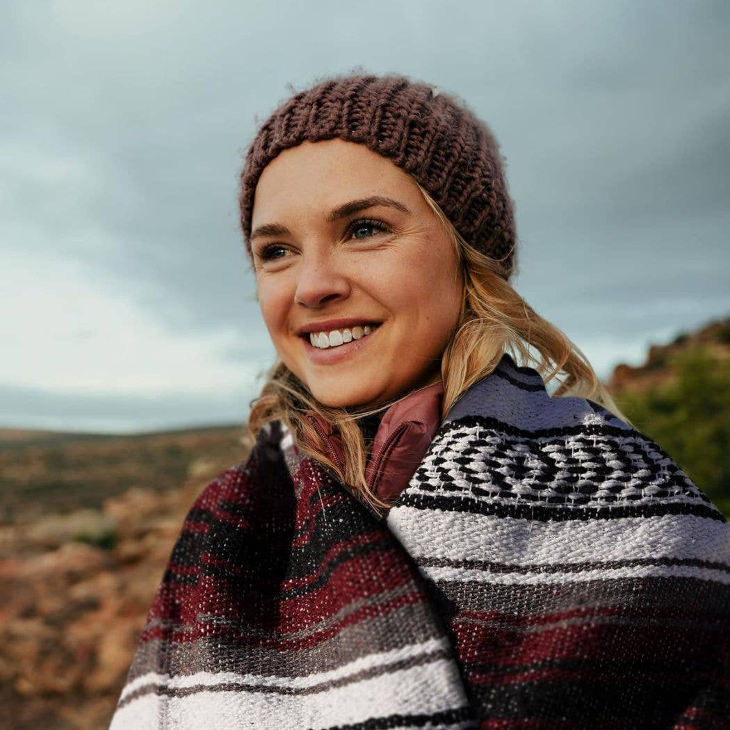 Authentic Extra Large Mexican Blanket (70"x50")