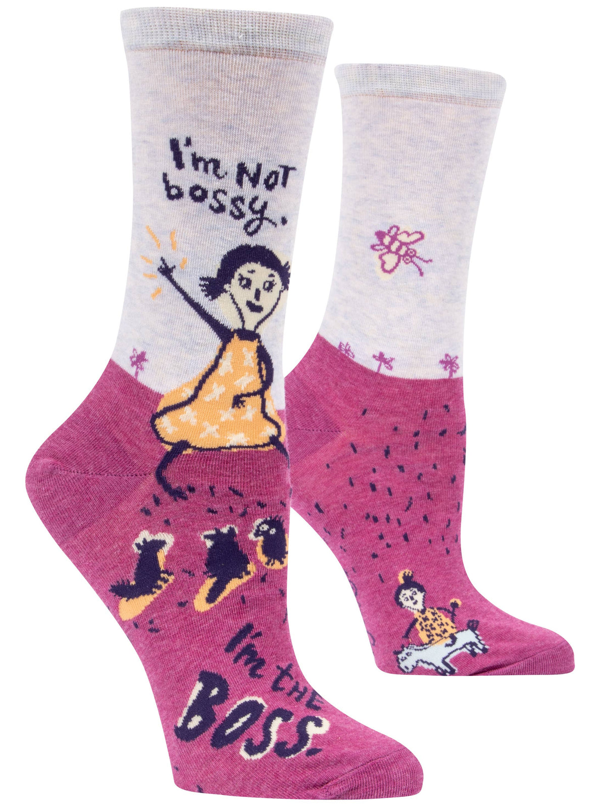 I'm Not Bossy Crew Socks